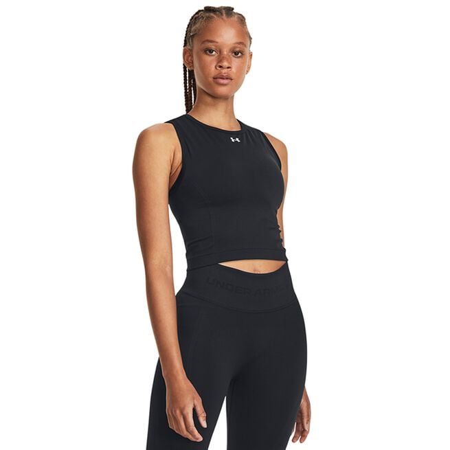 UA Vanish Seamless Tank, Black, L Vanish Seamless Linne Svart