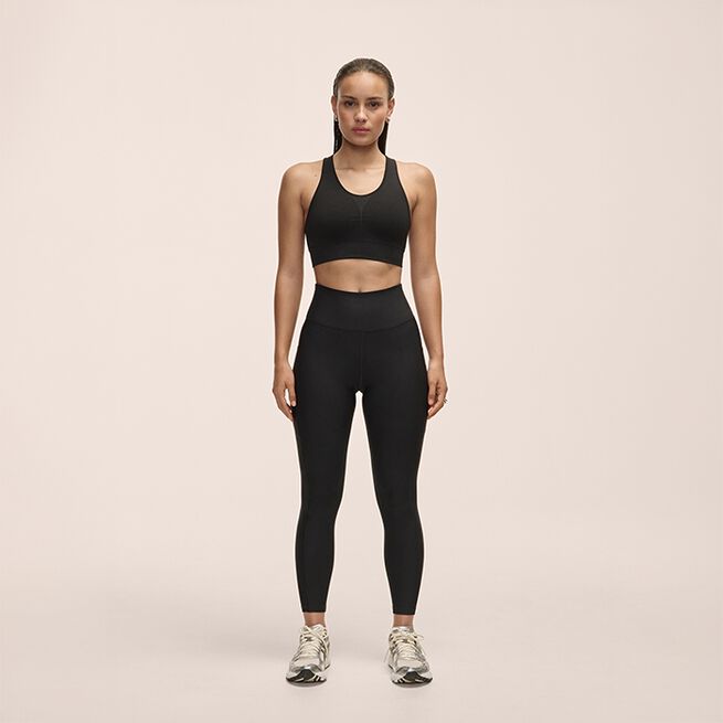 Casall Pure Pocket High Waist Tights, Black, XS Pocket Tights Svart