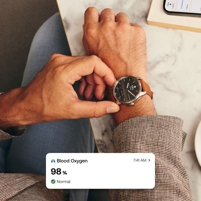 Withings Scanwatch 2, 42mm, Black  Träningsklocka Scanwatch 2 42mm Black
