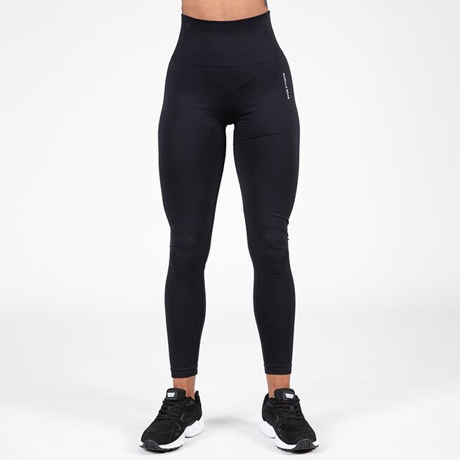 Gorilla Wear Quincy Seamless Leggings, Black Quincy Seamless Leggings, Black