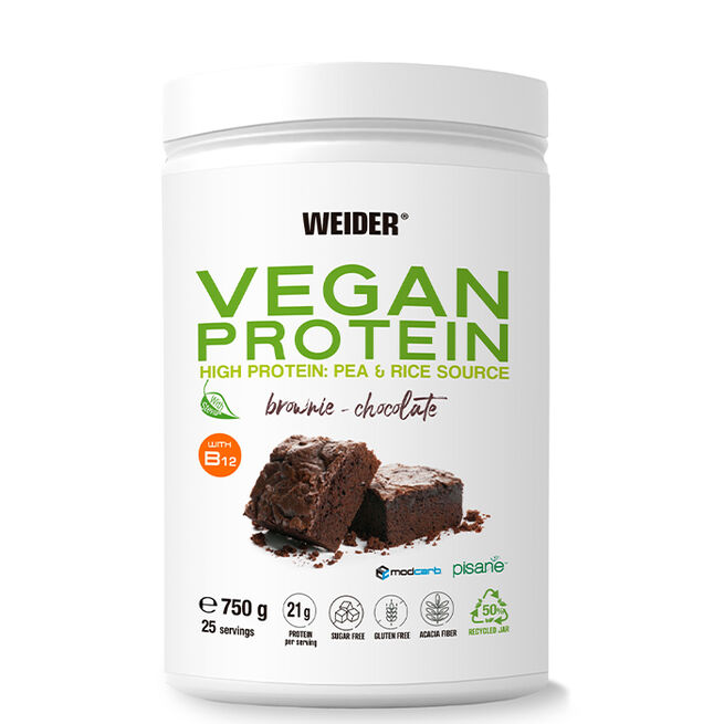 Vegan Protein, 750 g, Chocolate Veganskt Proteinpulver 750 g Chocolate