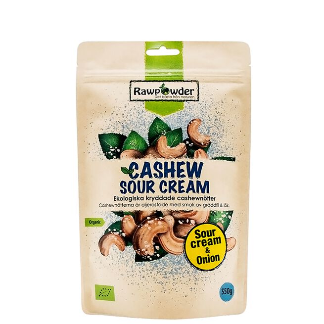 Rawpowder Ekologiska Cashewnötter Sourcream 350 g