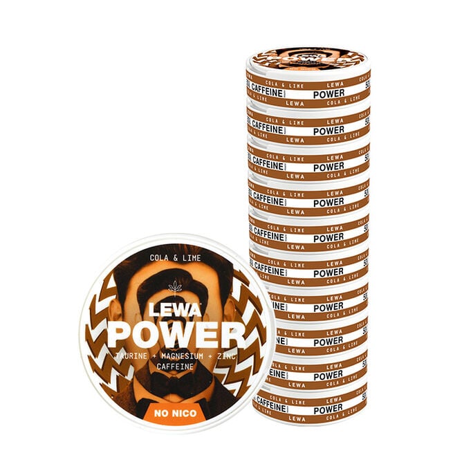 10 x LEWA Functional NoNico POWER Cola/Lime 10 x LEWA Functional Snus POWER Cola/Lime