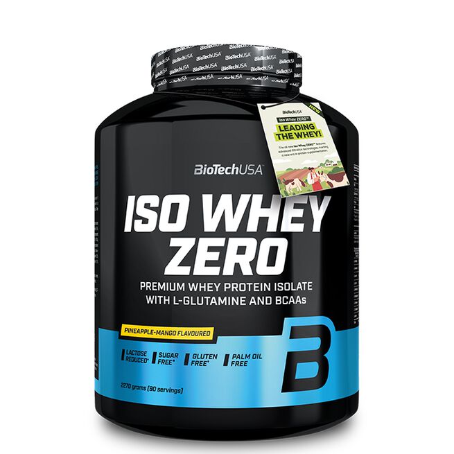 Iso Whey Zero 2270 g Pineapple Mango Iso Whey Zero Vassleproteinisolat 2270 g Pineapple Mango