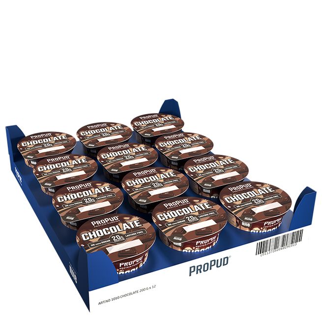 12 x ProPud, 200 g, Chocolate 12 x ProPud Proteinpudding 200 g Chocolate