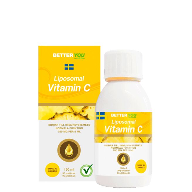 Liposomal Vitamin C Ananas, 150 ml Better You