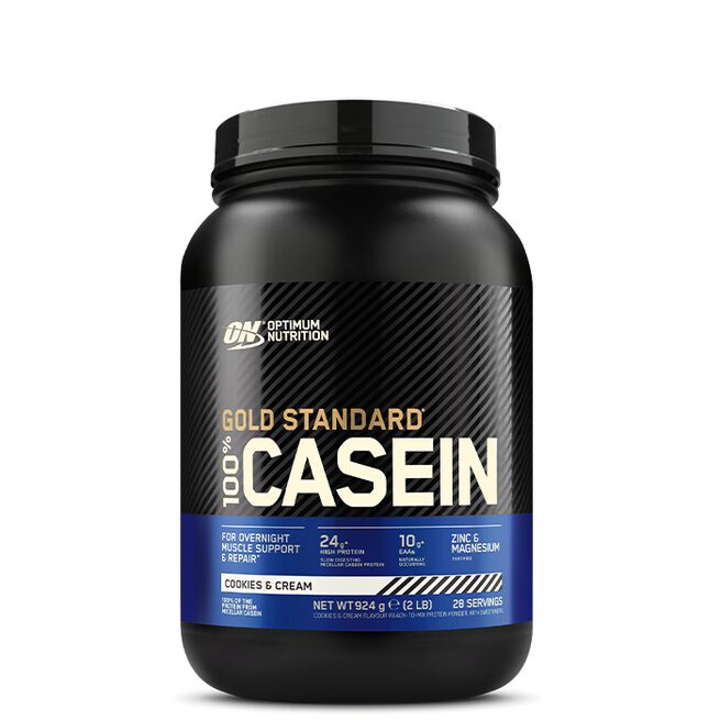 100% Casein Gold Std, 908 g, Cookies & Cream Gold Standard 100% Kasein 908 g Cookies & Cream
