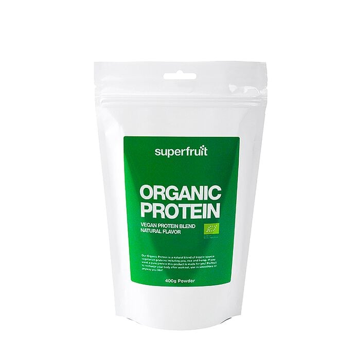 Organic Protein Pulver EKO 400 g Organic Protein Veganskt Proteinpulver 400 g Naturell