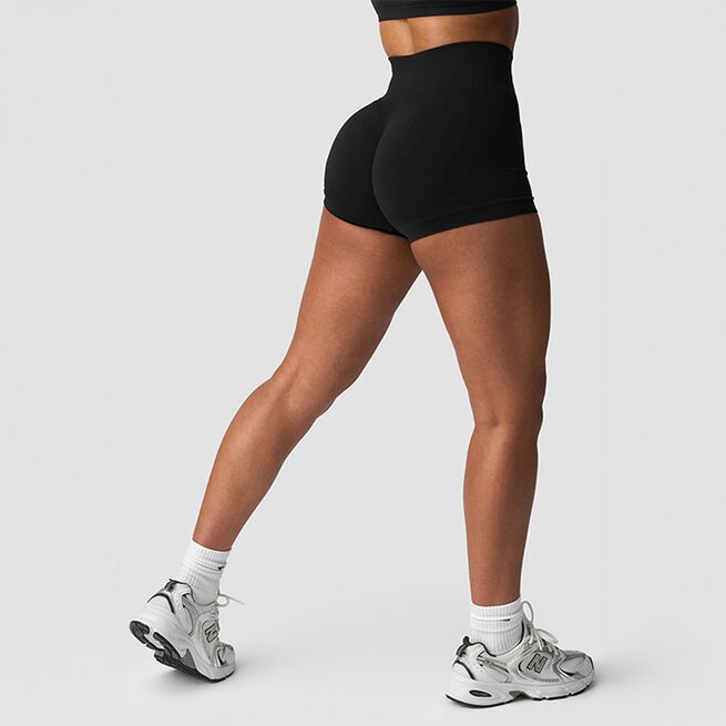 Smooth Seamless Shorts, Black, 2XL  Smooth Shorts Svart
