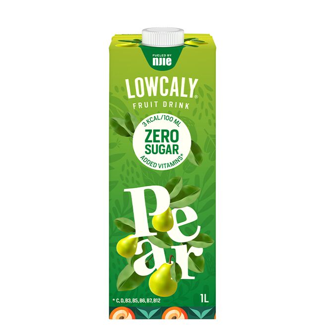 Lowcaly Fruit Drink, 1000 ml, Pear Lowcaly Fruktdryck 1000 ml Pear