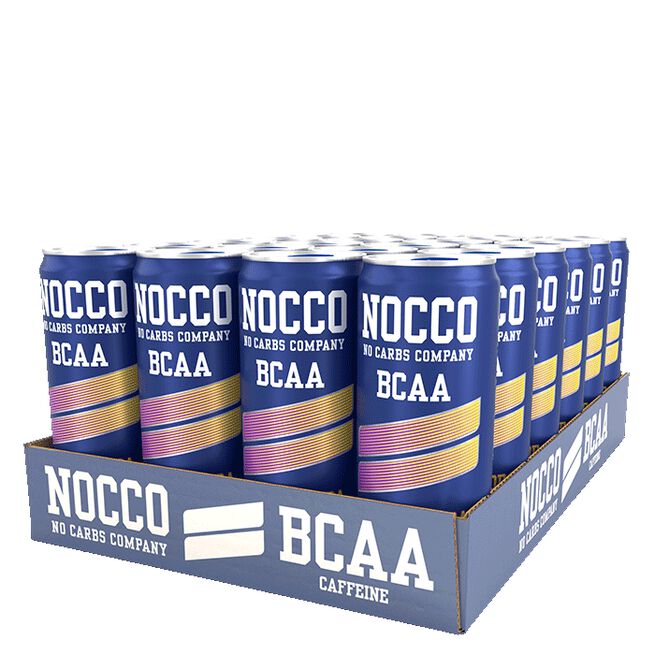 24 x NOCCO BCAA, 330 ml, Cloudy Soda Flak 24 x NOCCO BCAA 330 ml Cloudy Soda