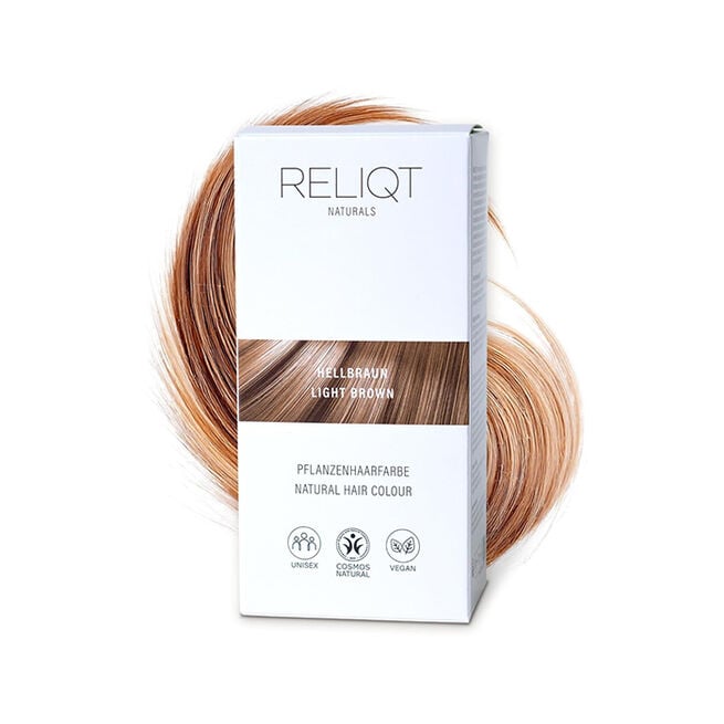 Natural Hair Colour Light Brown 100g Naturlig Hårfärg Ljusbrun 100g