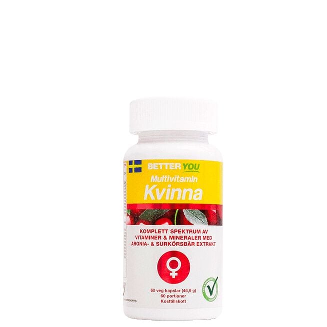 Multivitamin Kvinna Better You Multivitamin Kvinna 60 kapslar