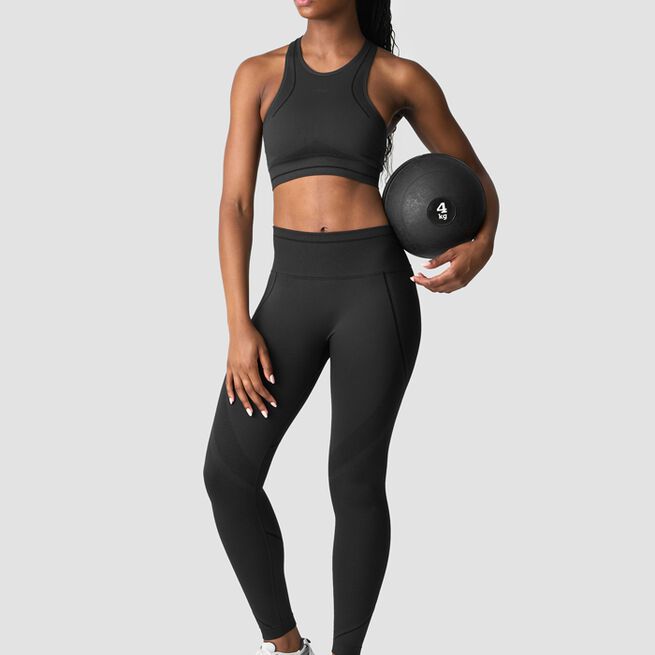 ICIW Endurance Seamless Sports Bra, Dark Grey Endurance Seamless Sport-BH Grå