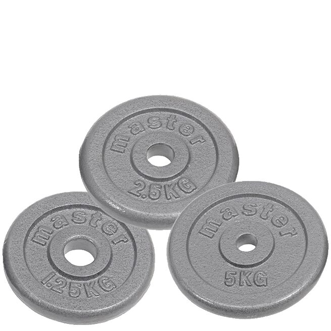 Viktskiva, 25 mm, 0,5 Kilo  Viktskiva 25 mm 0,5–10 kg