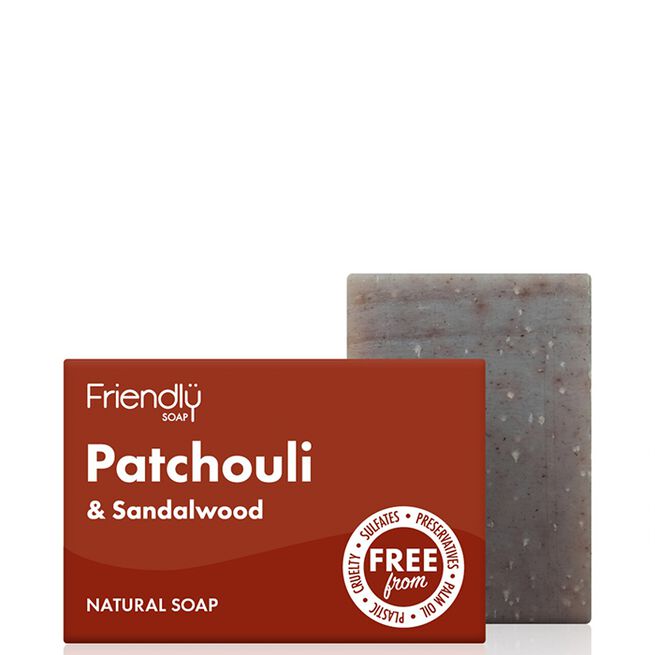 Friendly Soap Tvål Patchouli & Sandelträ 95 g Tvål Patchouli & Sandelträ 95 g