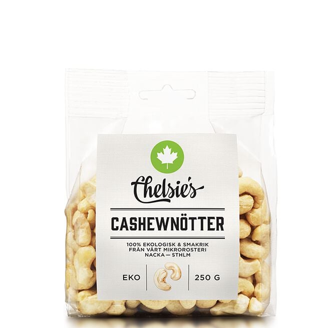Chelsies Organic Gourmet Products Cashewnötter 250 g Cashewnötter 250 g