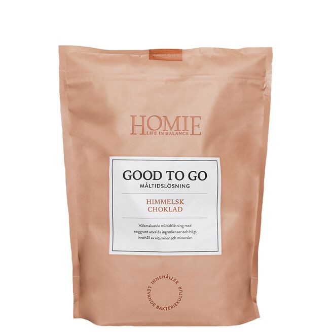 Good to go Måltidslösning Himmelsk Choklad 600 g Good to go Måltidsersättning 600 g Choklad