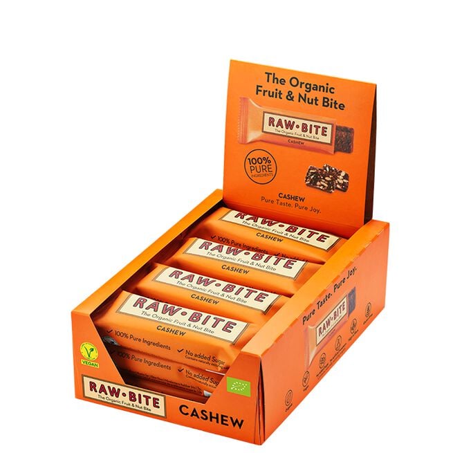 12 x Organic fruit & nut cashew 50 g 12 x Frukt & Nötbar 50 g Cashew