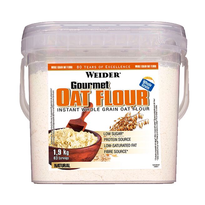 Oat Flour, 1900 g, Natural Havremjöl 1900 g Natural