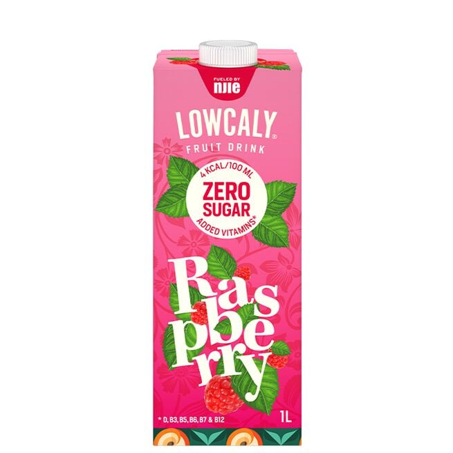 Lowcaly Fruit Drink, 1000 ml, Rasberry Lowcaly Fruktdryck 1000 ml Rasberry