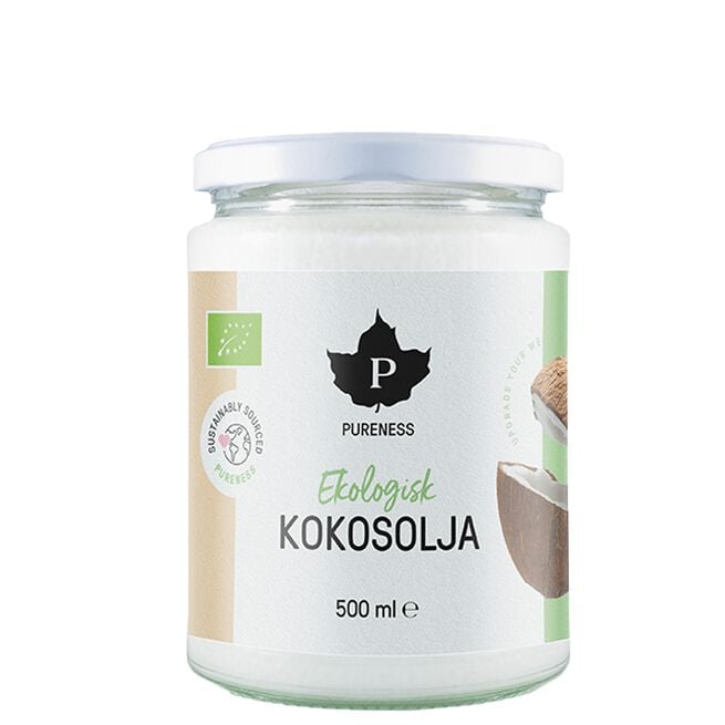 Jungfru kokosolja Eko 500 ml Jungfru kokosolja Eko 500 ml