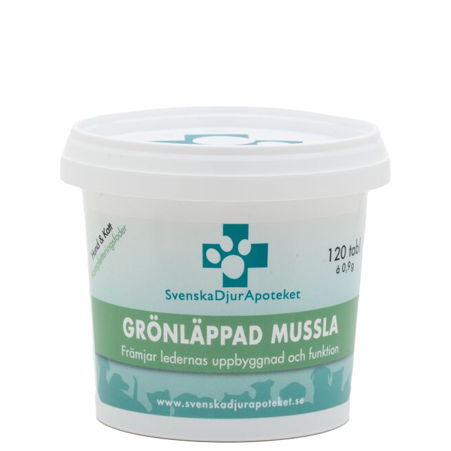 Svenska DjurApoteket Grönläppad Mussla 120 tabletter Grönläppad Mussla 120 tabletter