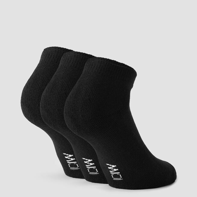 Ankle Socks 3-pack, Black