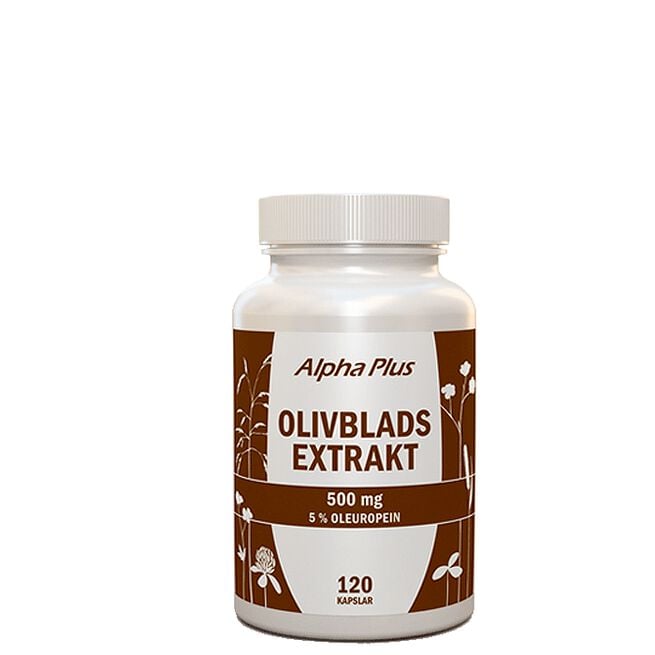 Olivbladextrakt Alpha Plus Olivbladextrakt 120 kapslar