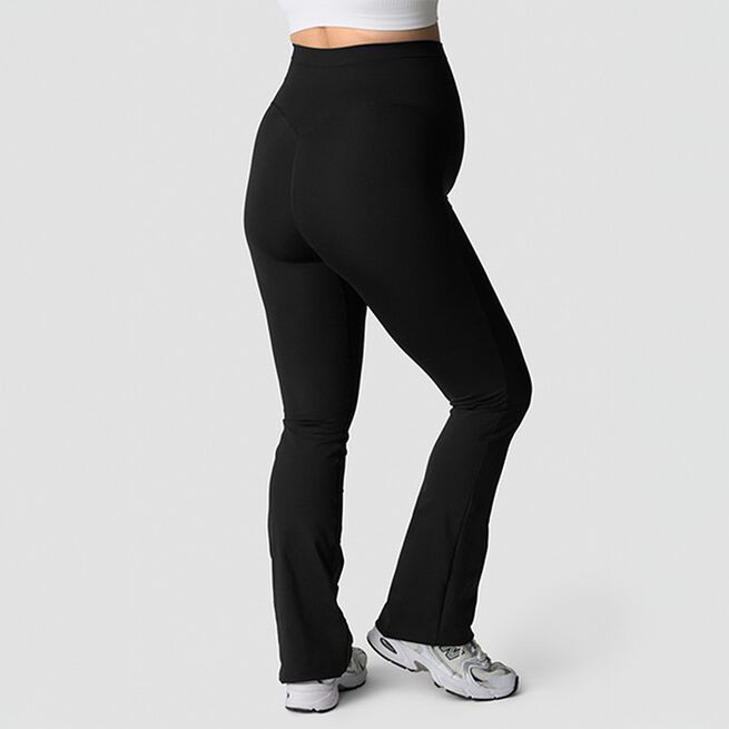 Define Seamless Maternity Flared Tights, Black, L  Define Flared Gravidtights Svart