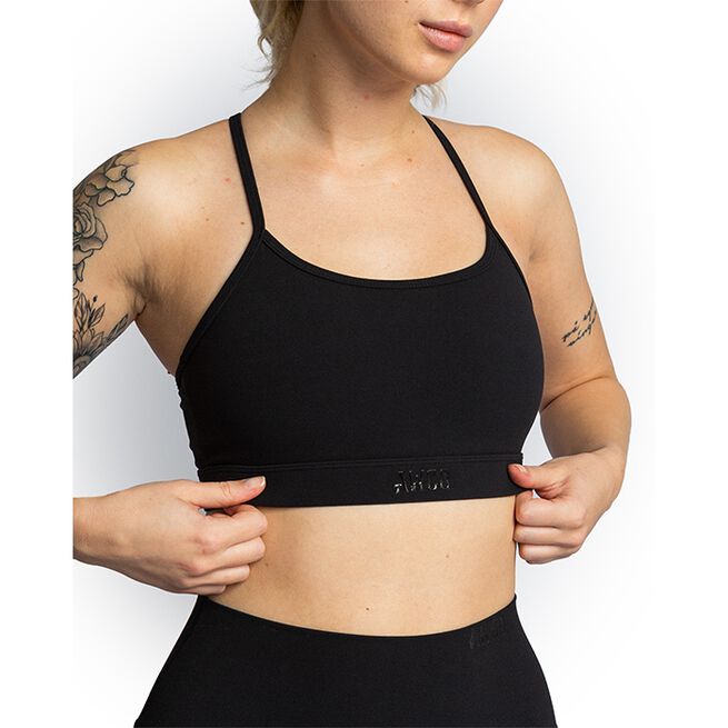 Studio Light Sports Bra, Matte Black, L Studio Light Sports Bra, Matte Black