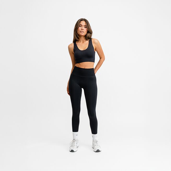 Flow Bra, Black, XS  Flow Sport-bh Svart