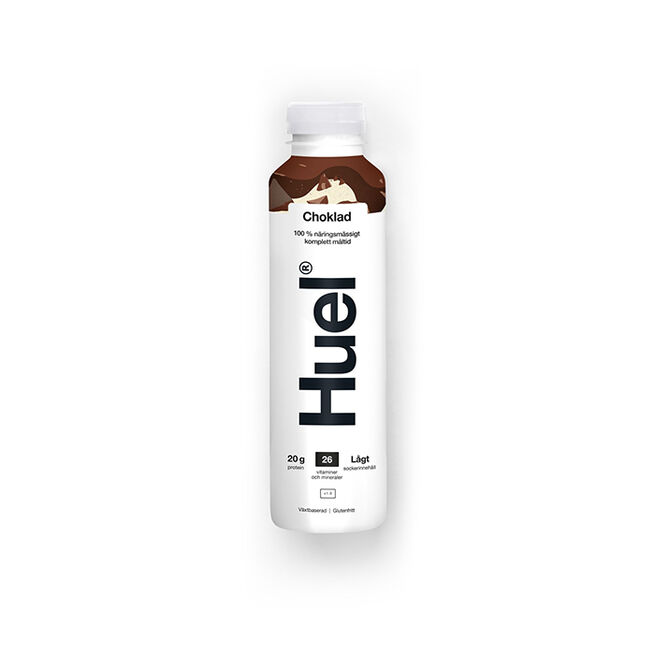 HUEL Chokladsmak 12x500ml Måltidsersättare Huel 12x500 ml Choklad