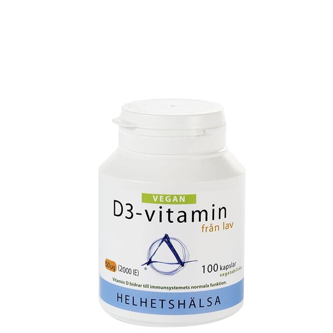 D3-Vegan 50 mcg 100 kapslar  D3-Vegan 50 mcg 100 kapslar