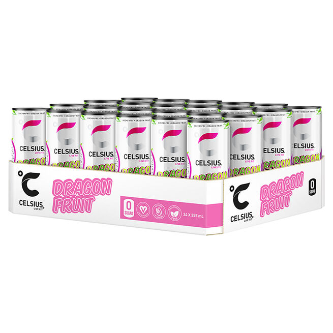 24 x Celsius, 355 ml, Dragon Fruit 24 x Celsius Energidryck 355 ml Dragon Fruit