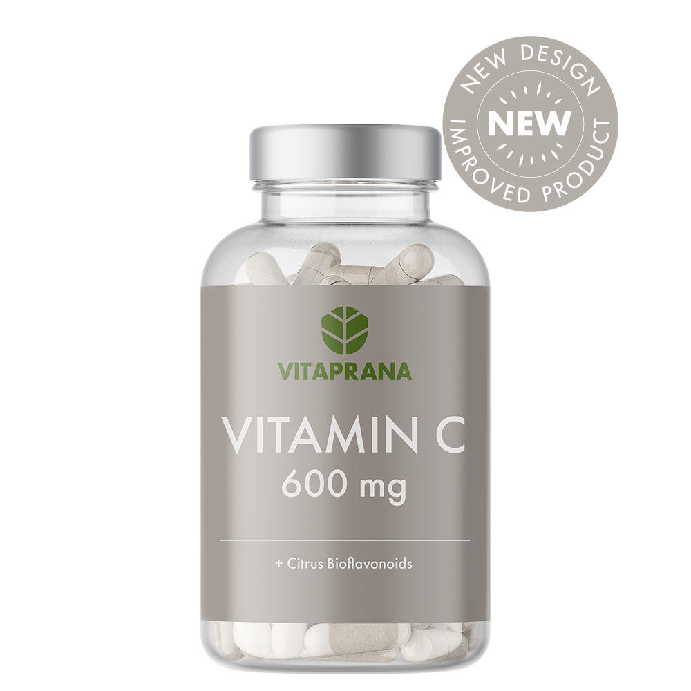 Köp Vitamin C 600 mg + Bioflavonoids, 100 kaps