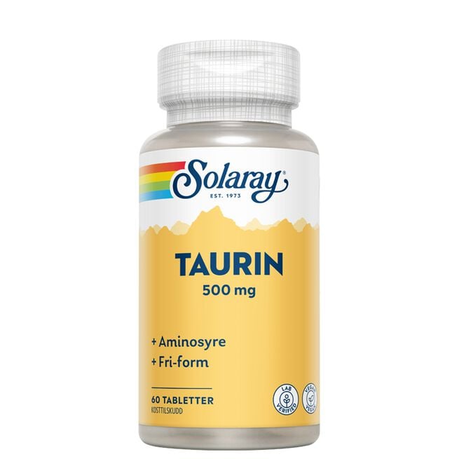 Solaray Taurin 60 tabletter Taurin Aminosyror 60 tabletter