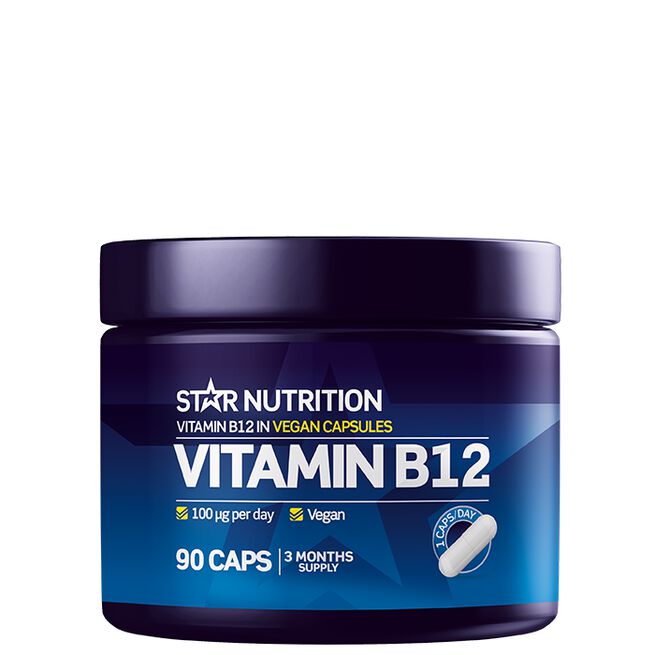 Star nutrition Vitamin B12 vegan Vitamin B12 90 kapslar