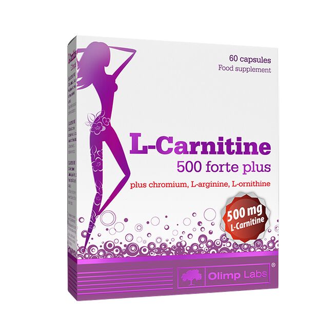 L-Carnitine 500 Forte Plus, 60 caps 