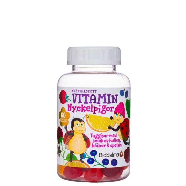 Nyckelpiga Multivitamin 60 st tuggtabletter Nyckelpiga Multivitamin 60 st tuggtabletter