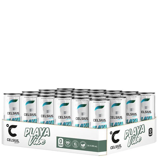 24 x Celsius, 355 ml, Playa Vibe  24 x Celsius Energidryck 355 ml Playa Vibe