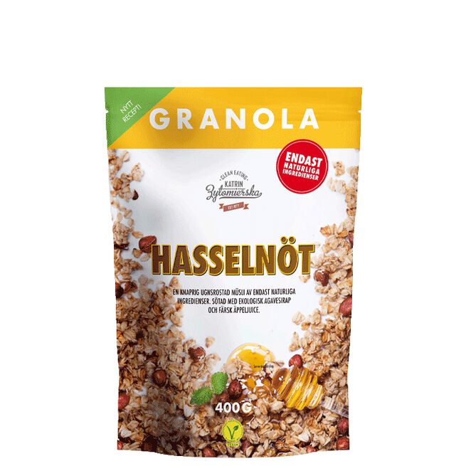 Granola Hasselnöt & Honung Clean Eating