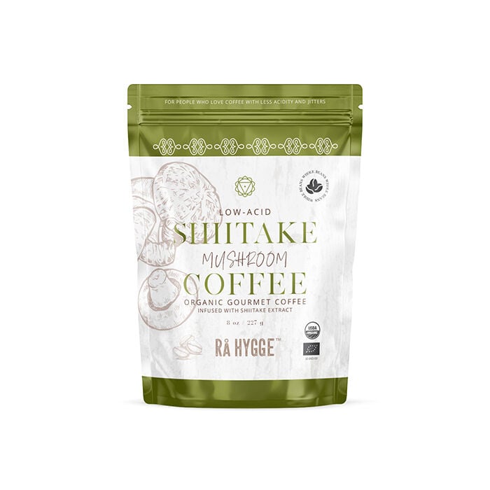 L&aring;gsyrlig Shiitake specialkaffe Hela b&ouml;nor EKO 227g