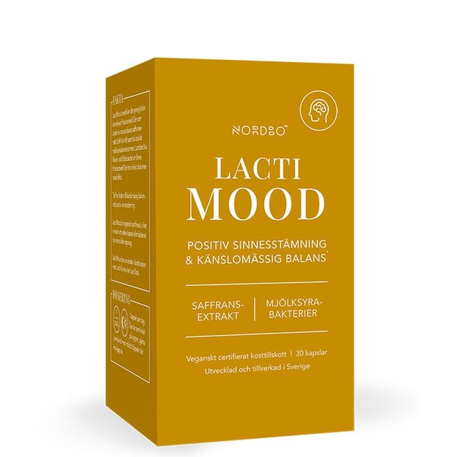 LactiMood 30 kapslar  LactiMood Mjölksyrabakterier 30 kapslar