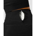 Ribbed Define Seamless Pocket Shorts, Black, M 