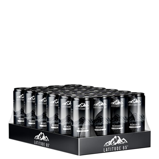 24 x Latitude 65, 330 ml, Månsken 24 x Latitude 65 Energidryck 330 ml Månsken - Cola
