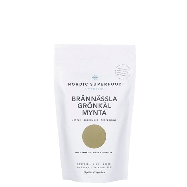 Bärpulver Brännässla Grönkål & Mynta 80 g 