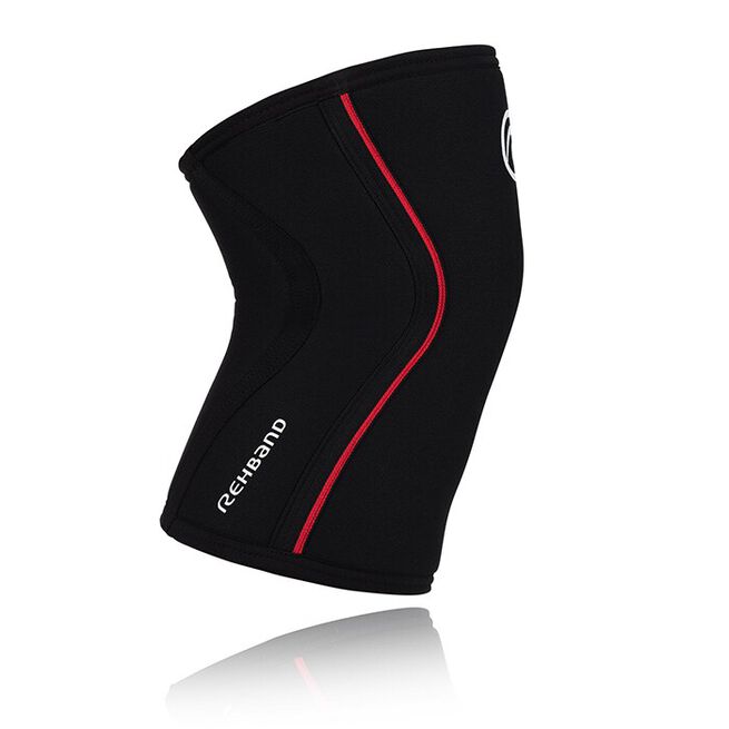 RX Knee Sleeve, 7mm, Black/Red, S  RX Knäskydd 7mm Svart/Röd