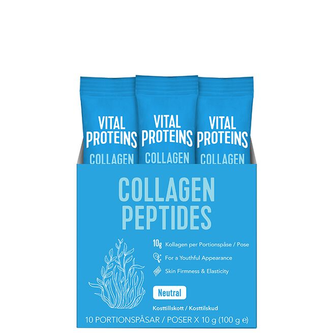 Vital Proteins Collagen Peptides Stick Pack 10 st x 10 g 10 x Kollagenpeptider Portionspåsar 10 g