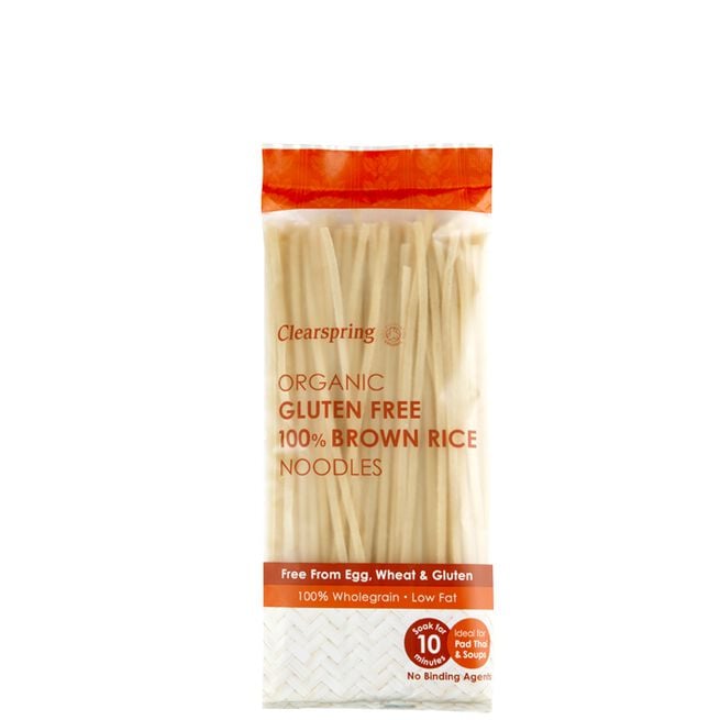 Nudlar 100% råris Clearspring Nudlar 100% råris 200 g